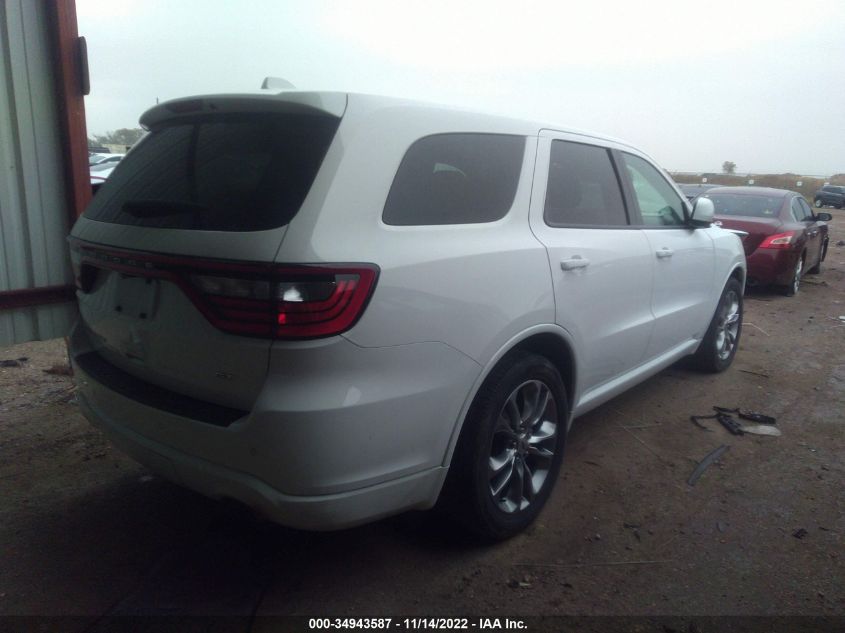 2020 DODGE DURANGO GT VIN: 1C4RDHDG3LC411154
