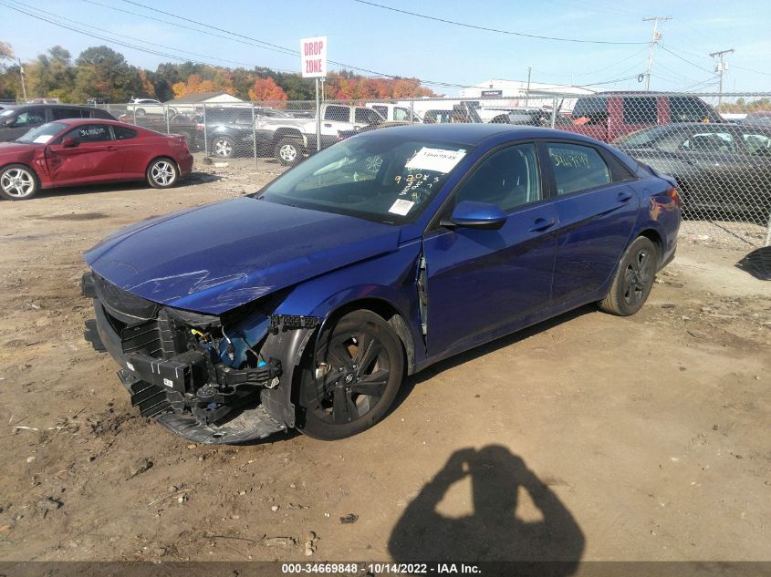 2021 HYUNDAI ELANTRA SEL VIN: KMHLM4AG9MU199371