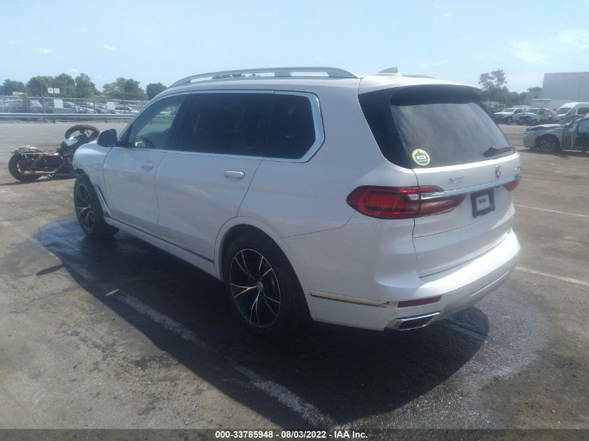 2021 BMW X7 XDRIVE40I VIN: 5UXCW2C02M9H86454
