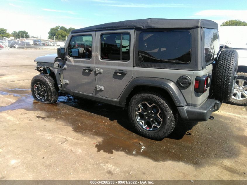 2021 JEEP WRANGLER UNLIMITED SPORT S VIN: 1C4HJXDN7MW714340