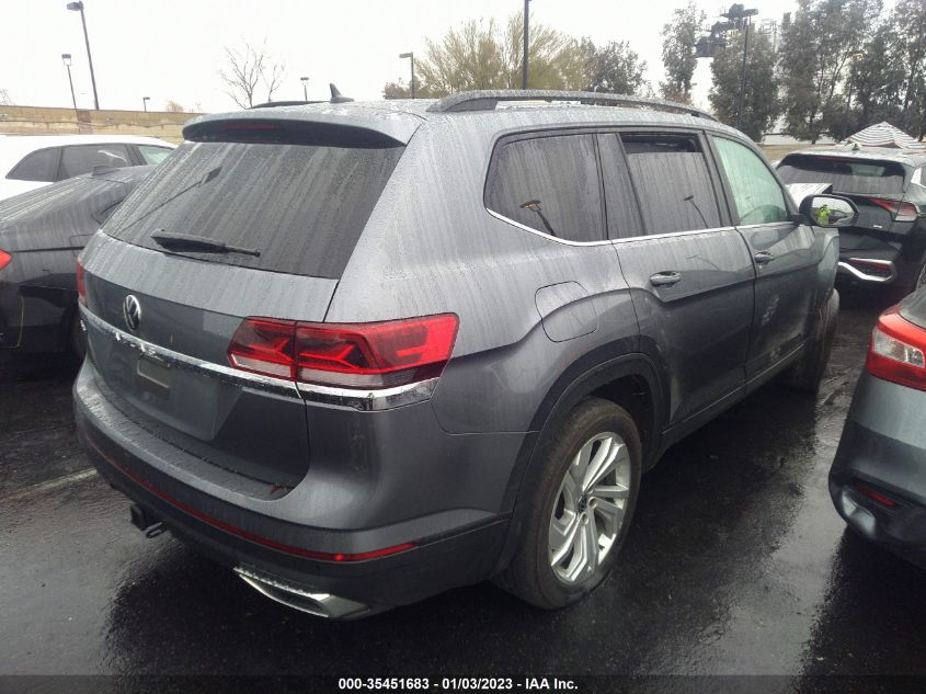 2021 VOLKSWAGEN ATLAS 3.6L V6 SE W/TECHNOLOGY VIN: 1V2JR2CA8MC518810