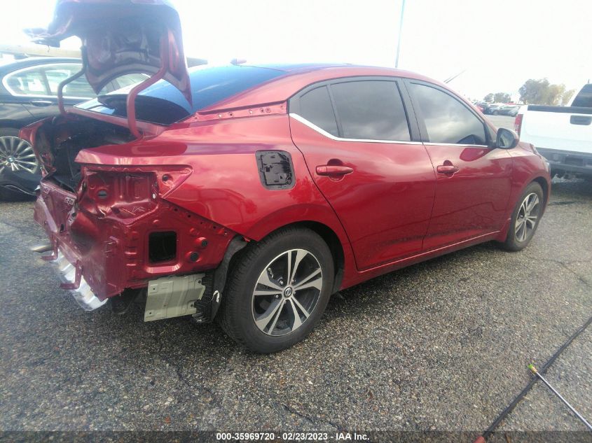 2022 NISSAN SENTRA SV VIN: 3N1AB8CVXNY214546