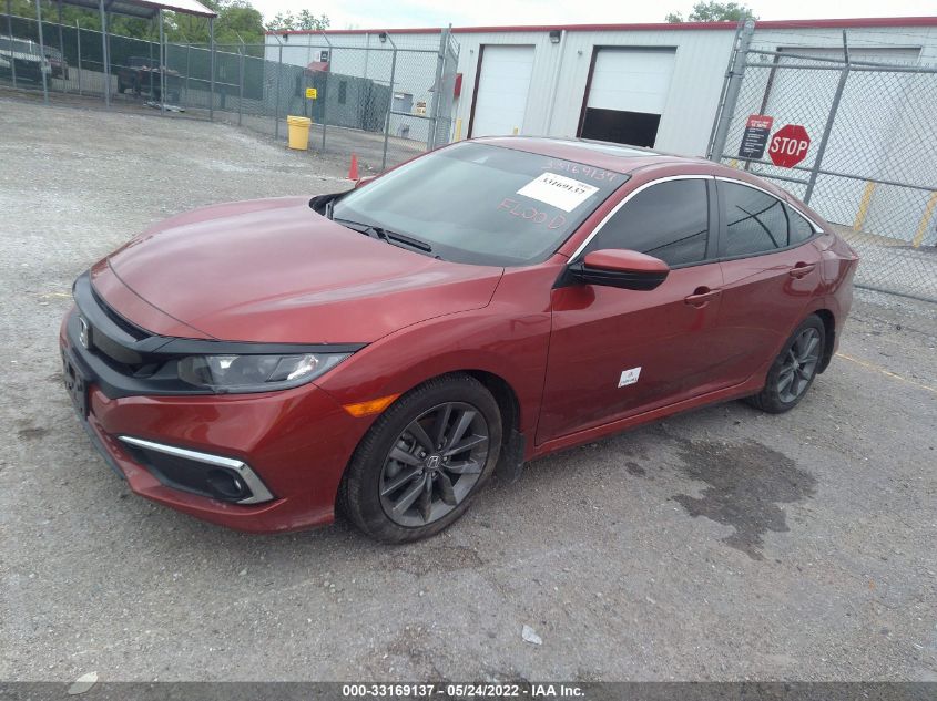 2021 HONDA CIVIC SEDAN EX-L VIN: 2HGFC1F70MH704228