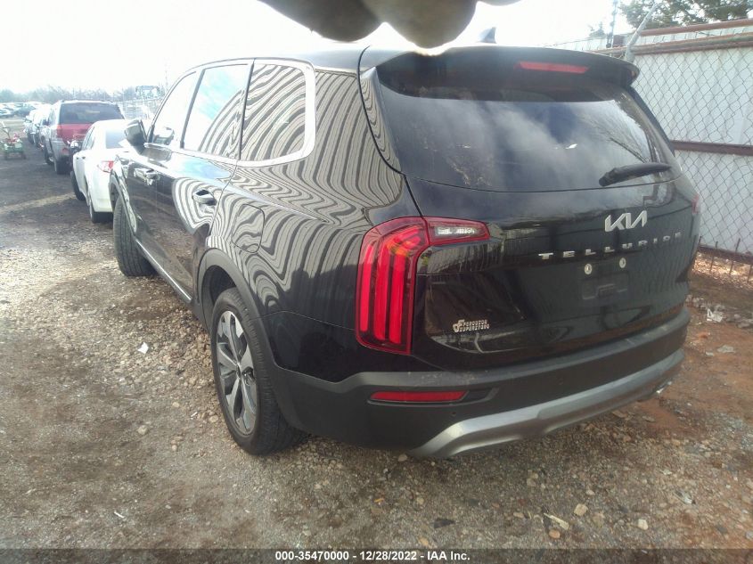 2022 KIA TELLURIDE EX VIN: 5XYP34HC1NG226335