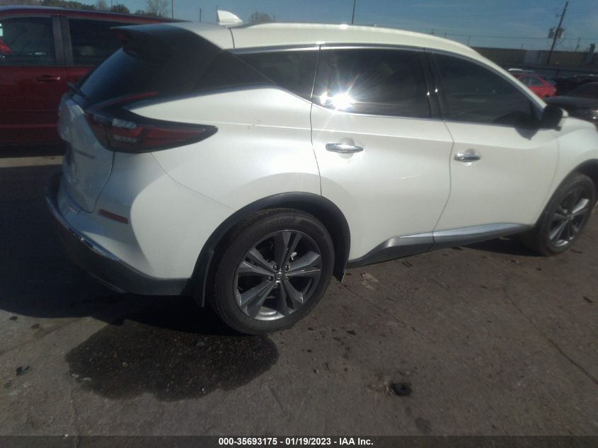 2022 NISSAN MURANO PLATINUM VIN: 5N1AZ2DJ3NC113113
