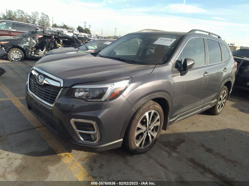 2021 SUBARU FORESTER LIMITED VIN: JF2SKAUCXMH560758