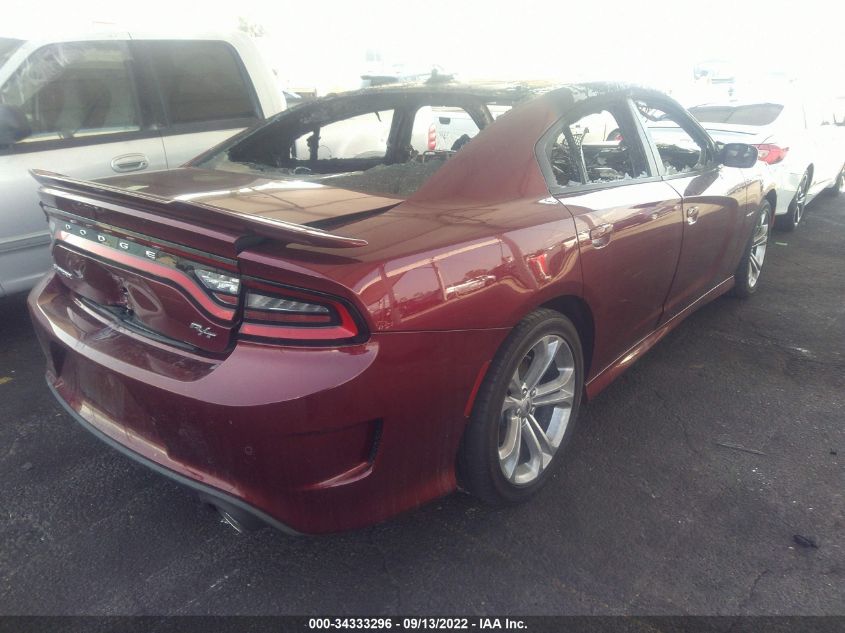 2021 DODGE CHARGER R/T VIN: 2C3CDXCT1MH605957