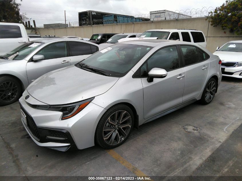 2022 TOYOTA COROLLA SE/SE NIGHTSHADE/APEX SE VIN: 5YFP4MCE7NP107979