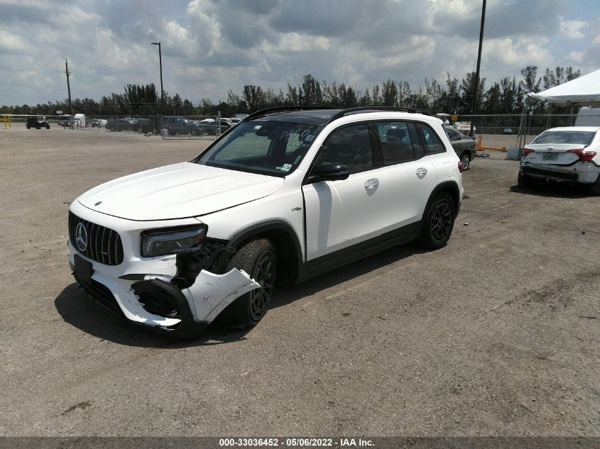 2021 MERCEDES-BENZ GLB AMG GLB 35 VIN: W1N4M5BB9MW115726