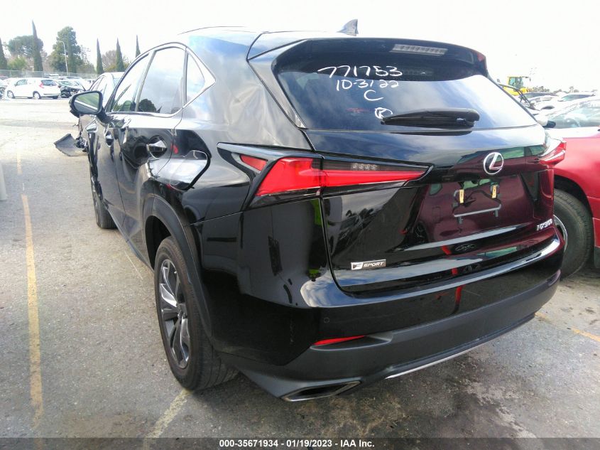 2021 LEXUS NX NX 300 F SPORT VIN: JTJSARBZ8M2181457