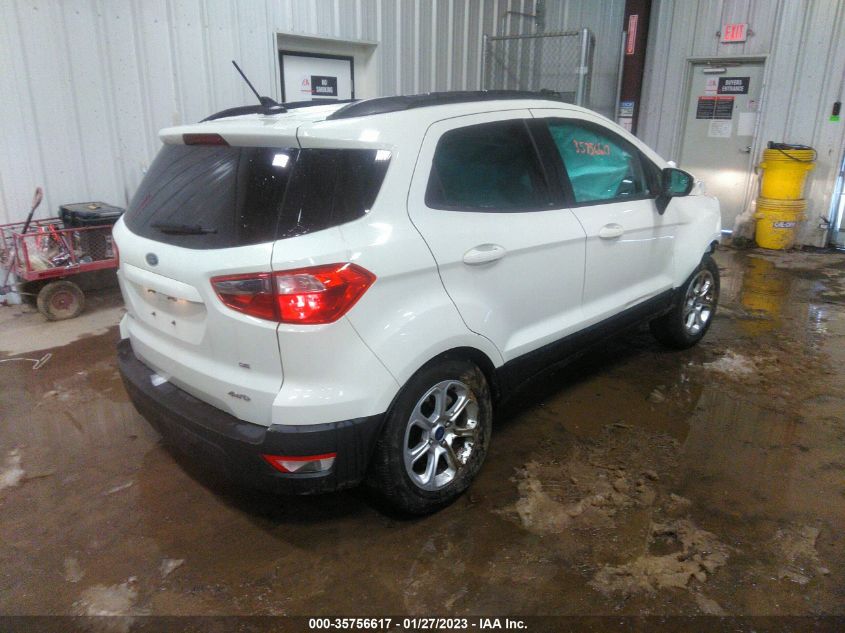 2021 FORD ECOSPORT SE VIN: MAJ6S3GL1MC410113