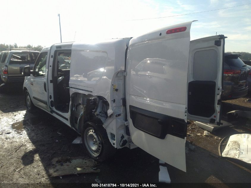 2021 RAM PROMASTER CITY TRADESMAN VIN: ZFBHRFAB1M6U05091