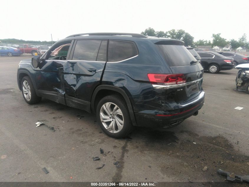 2021 VOLKSWAGEN ATLAS 3.6L V6 SE W/TECHNOLOGY VIN: 1V2KR2CA6MC543256
