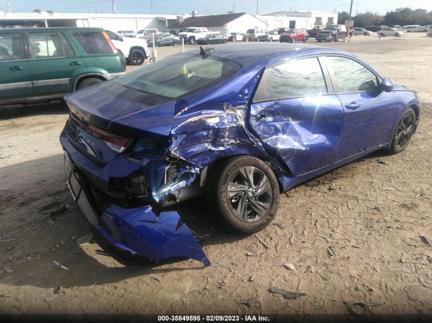 2022 HYUNDAI ELANTRA SEL VIN: KMHLM4AG8NU219661
