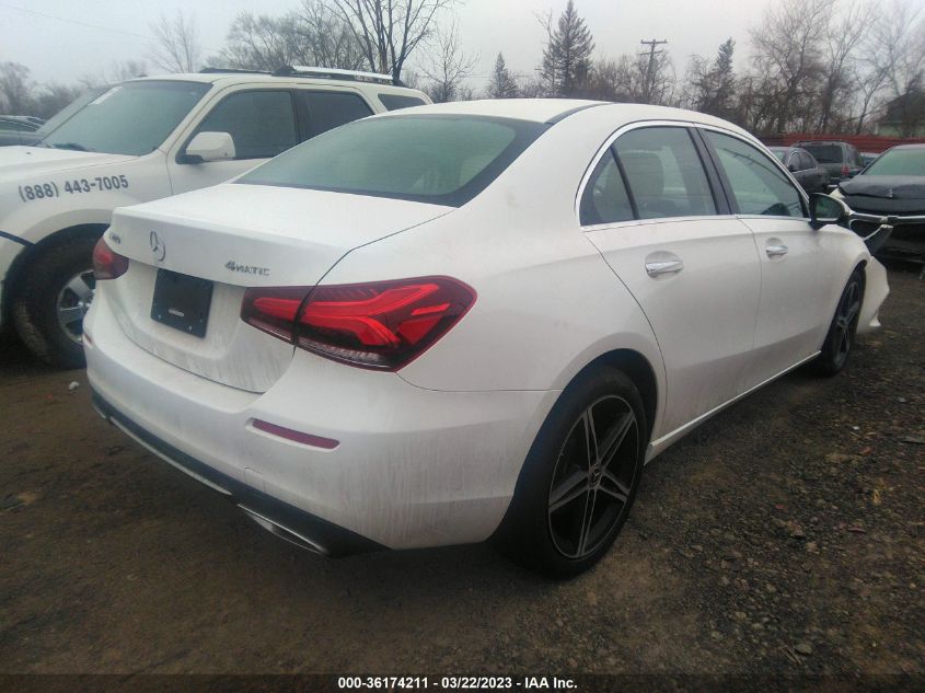 2022 MERCEDES-BENZ A-CLASS A 220 VIN: W1K3G4FB4NJ366950
