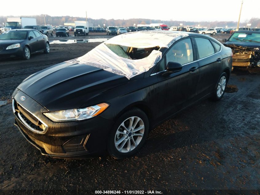 2020 FORD FUSION SE VIN: 3FA6P0HD7LR187132