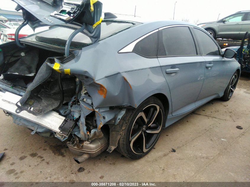 2022 HONDA ACCORD SEDAN SPORT VIN: 1HGCV1F32NA030383