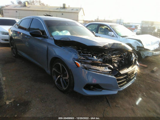 2022 HONDA ACCORD SEDAN SPORT VIN: 1HGCV1F37NA080647