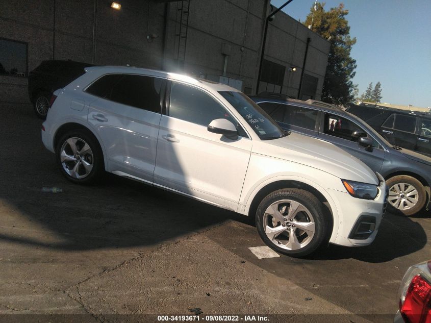 2021 AUDI Q5 PRESTIGE VIN: WA1CAAFY1M2040847