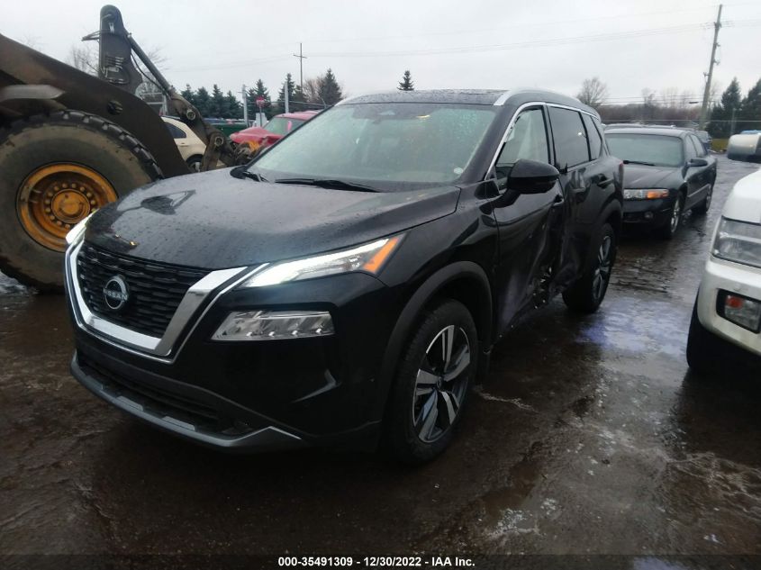 2022 NISSAN ROGUE SL VIN: 5N1BT3CB8NC725040