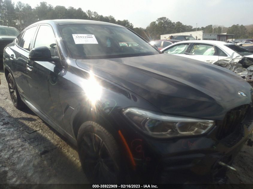 2022 BMW X6 XDRIVE40I VIN: 5UXCY6C08N9N23899