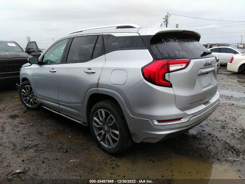 2022 GMC TERRAIN DENALI VIN: 3GKALXEVXNL262079