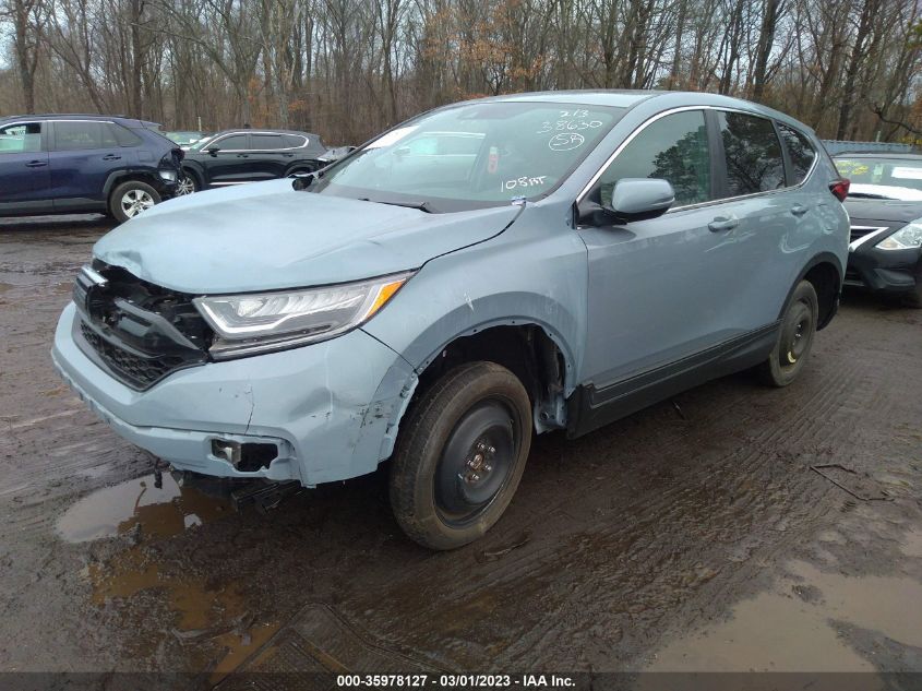 2022 HONDA CR-V HYBRID EX-L VIN: 5J6RT6H86NL017459