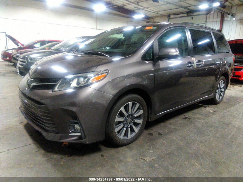 2020 TOYOTA SIENNA XLE VIN: 5TDDZ3DC3LS249844
