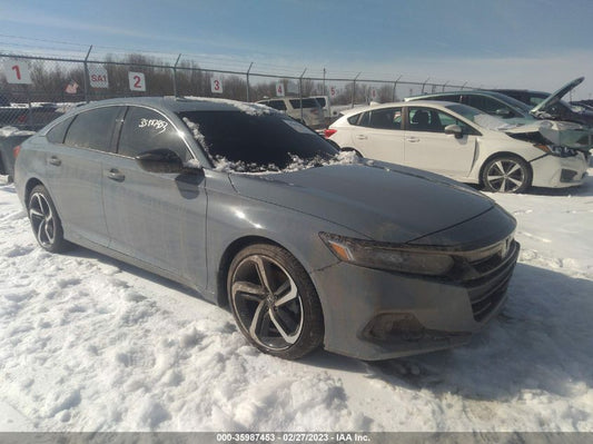 2022 HONDA ACCORD SEDAN SPORT VIN: 1HGCV2F39NA021668
