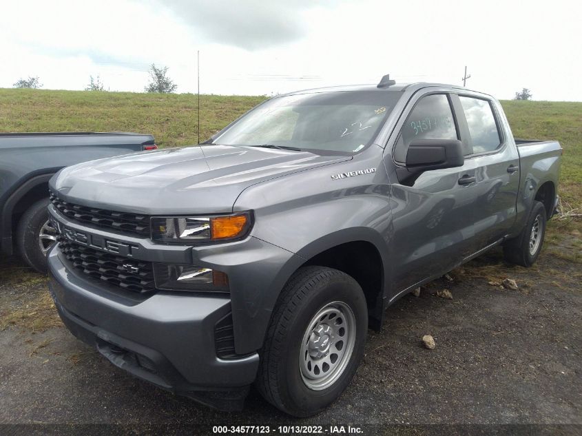 2021 CHEVROLET SILVERADO 1500 CUSTOM VIN: 1GCPWBEK1MZ430141