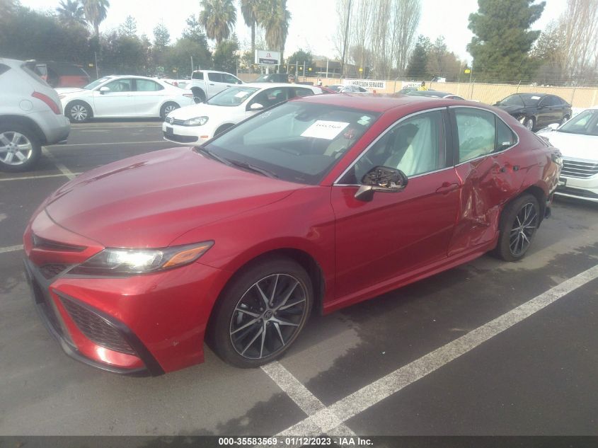 2022 TOYOTA CAMRY SE VIN: 4T1G11AK2NU058012
