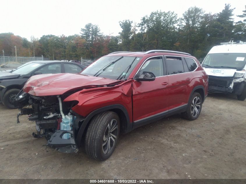 2021 VOLKSWAGEN ATLAS 2.0T SEL PREMIUM VIN: 1V2TP2CA8MC567472