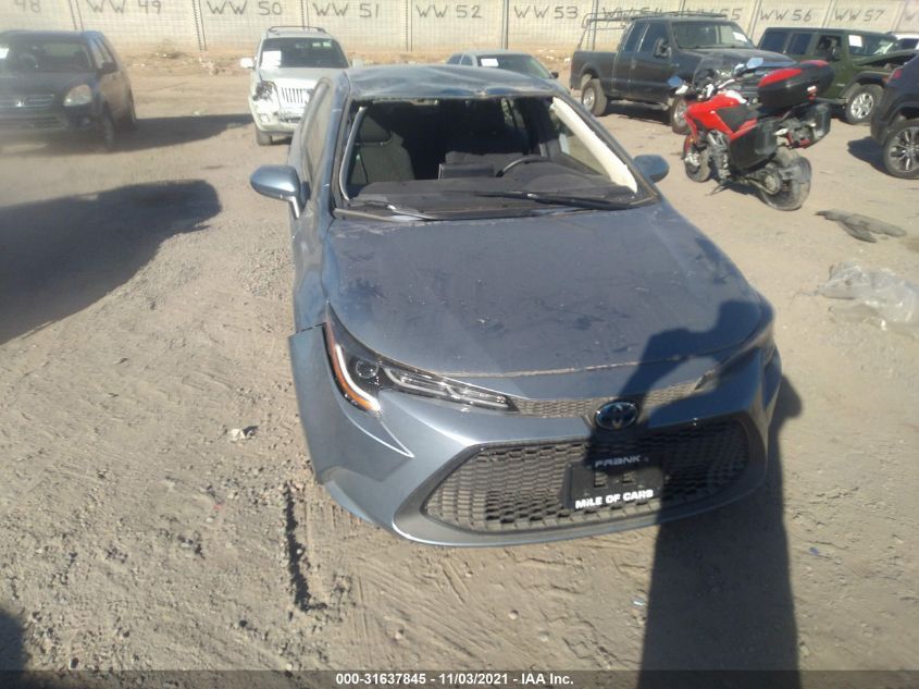2021 TOYOTA COROLLA HYBRID LE VIN: JTDEAMDE3MJ033994