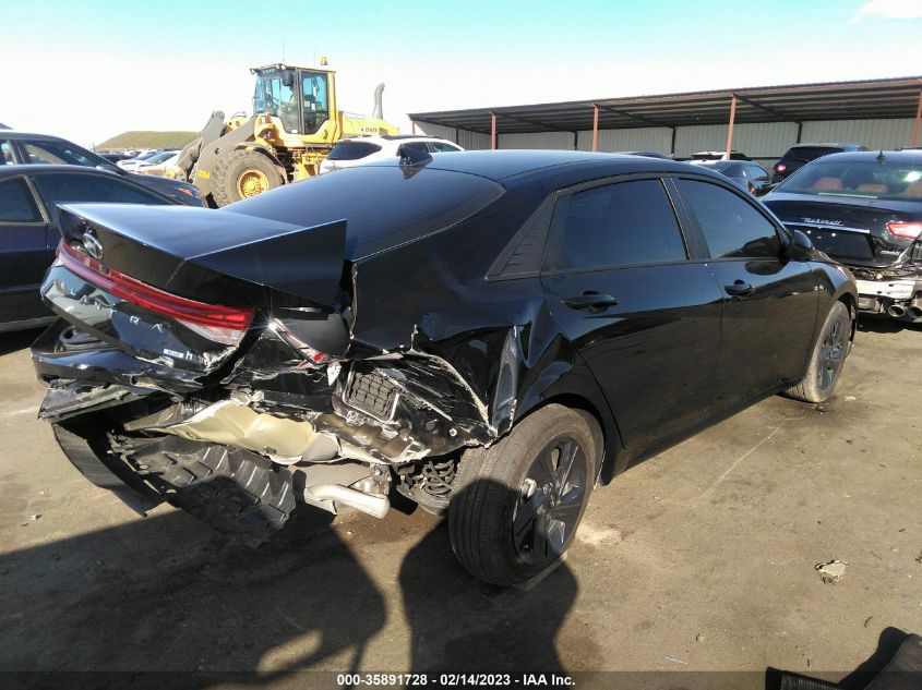 2022 HYUNDAI ELANTRA HYBRID BLUE VIN: KMHLM4AJ8NU031430