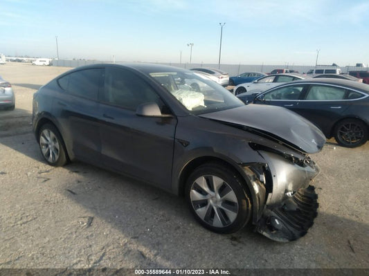 2022 TESLA MODEL Y LONG RANGE VIN: 7SAYGDEE2NA001623
