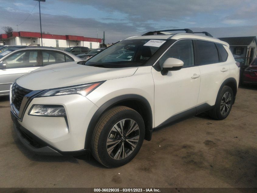 2022 NISSAN ROGUE SV VIN: JN8BT3BB8NW334608