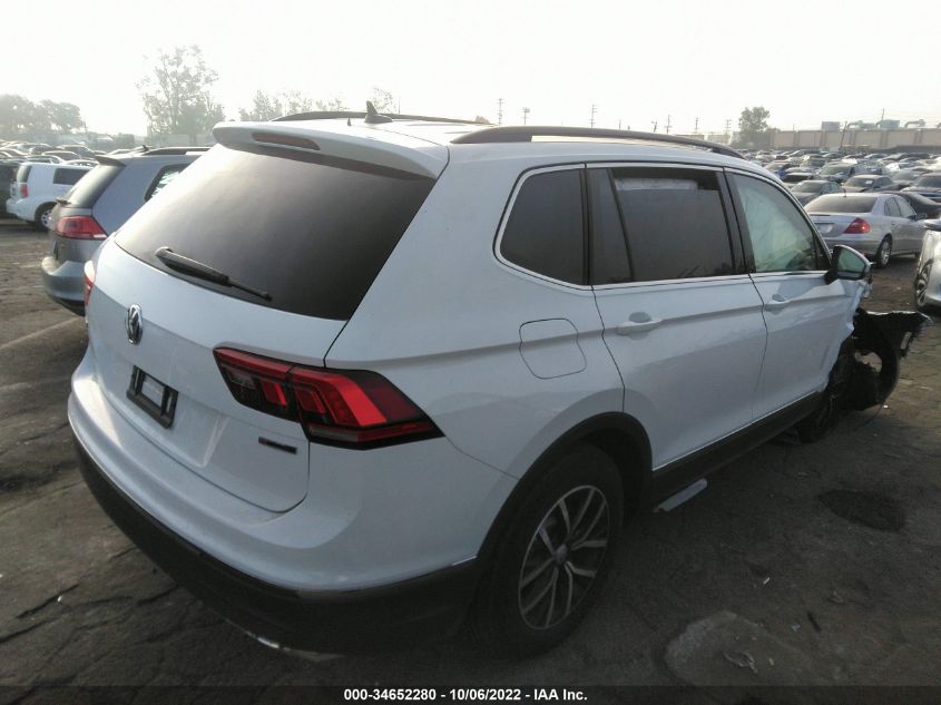 2021 VOLKSWAGEN TIGUAN SE/SE R-LINE BLACK/SEL VIN: 3VV2B7AX1MM075334