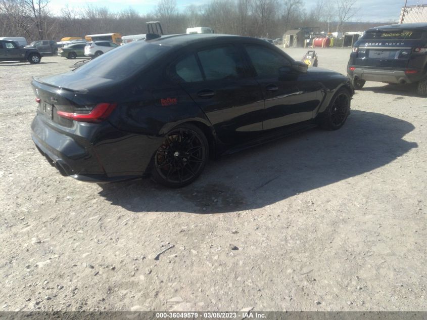 2022 BMW M3 COMPETITION VIN: WBS33AY07NFM27123
