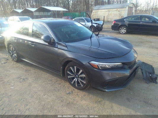 2022 HONDA CIVIC SEDAN EX VIN: 2HGFE1F70NH308943