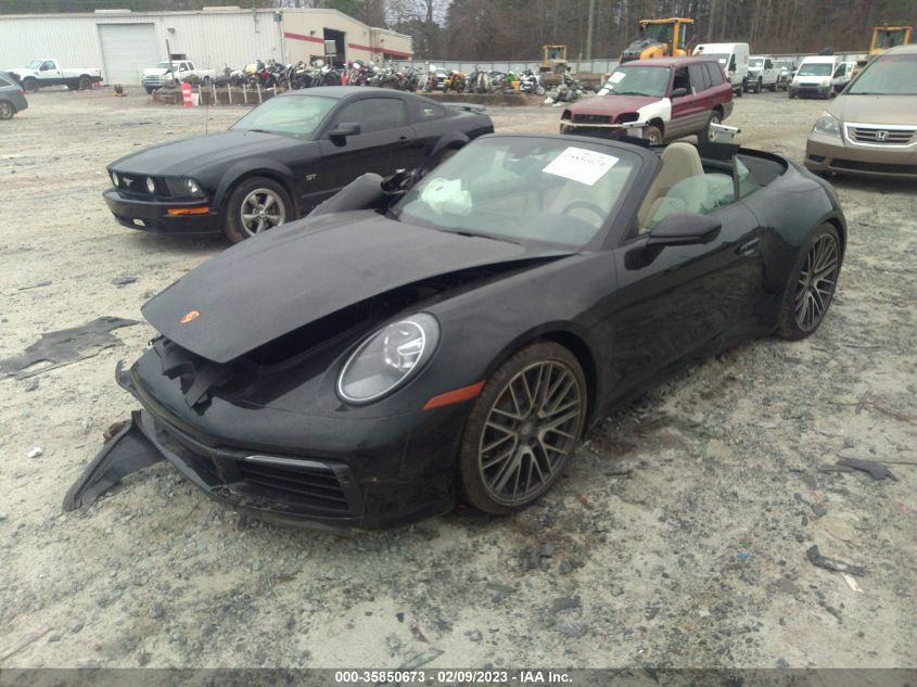 2022 PORSCHE 911 CARRERA VIN: WP0CA2A91NS236820