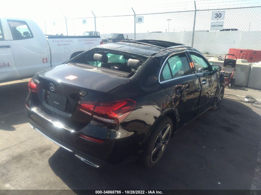 2022 MERCEDES-BENZ A-CLASS A 220 VIN: W1K3G4EB5NJ329164