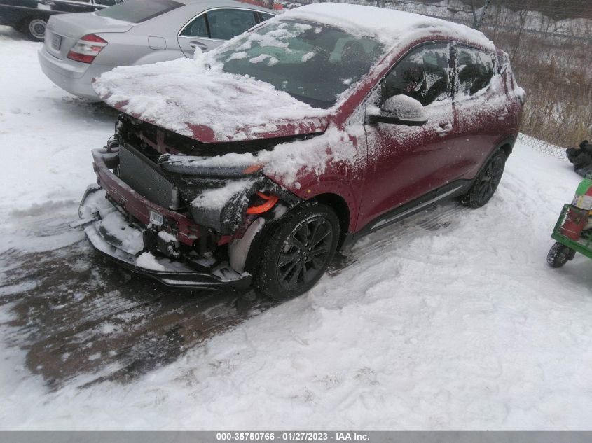 2022 CHEVROLET BOLT EUV PREMIER VIN: 1G1FZ6S0XN4126617