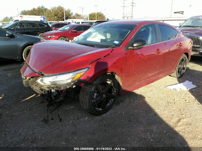 2022 NISSAN SENTRA SR VIN: 3N1AB8DV6NY204255