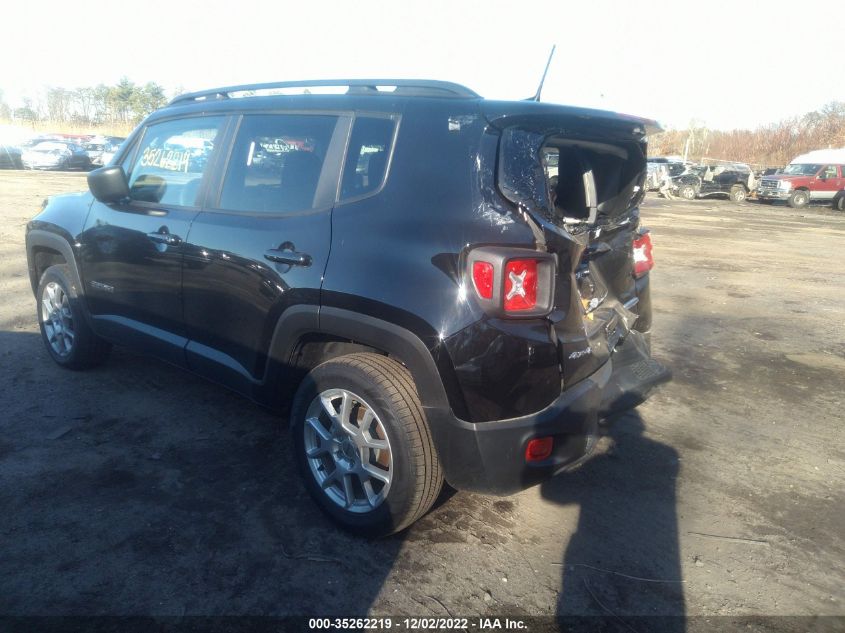 2022 JEEP RENEGADE LATITUDE VIN: ZACNJDB13NPN52638