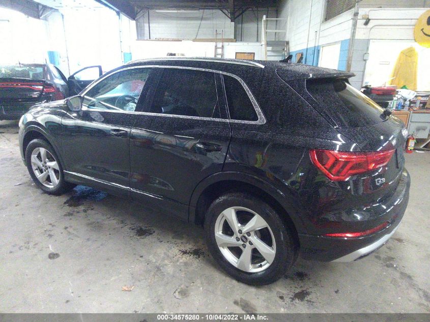 2021 AUDI Q3 PREMIUM VIN: WA1AUCF39M1085748