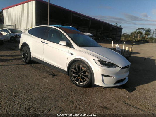 2022 TESLA MODEL X PLAID VIN: 7SAXCBE61NF345483