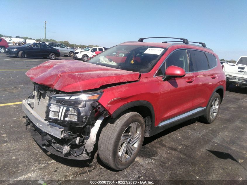 2022 HYUNDAI SANTA FE SEL VIN: 5NMS24AJ9NH373613