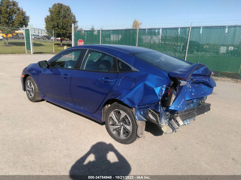 2021 HONDA CIVIC SEDAN LX VIN: 2HGFC2F67MH503648