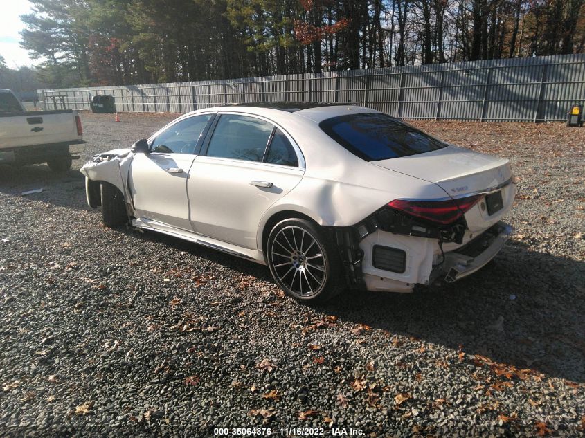 2021 MERCEDES-BENZ S-CLASS S 580 VIN: W1K6G7GB6MA042443