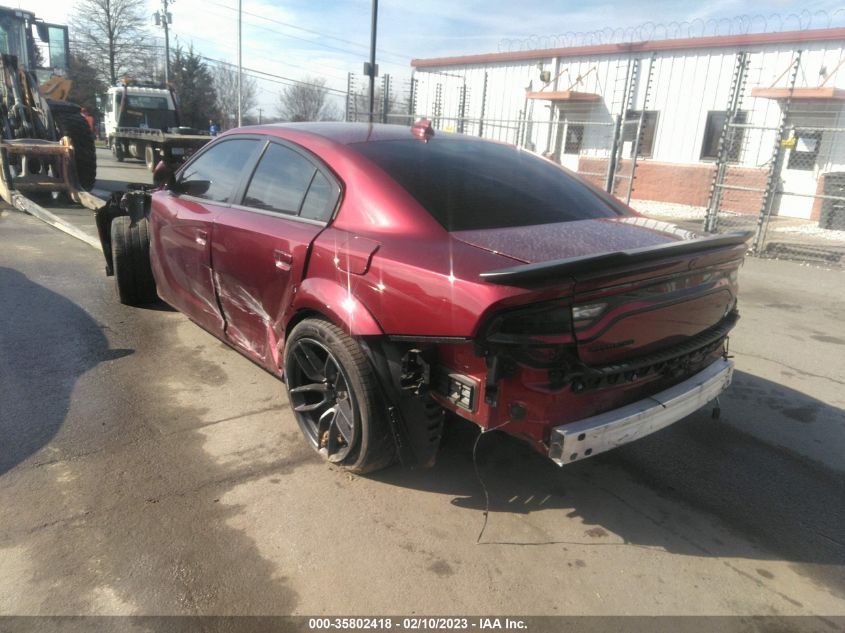2022 DODGE CHARGER SCAT PACK WIDEBODY VIN: 2C3CDXGJXNH173170
